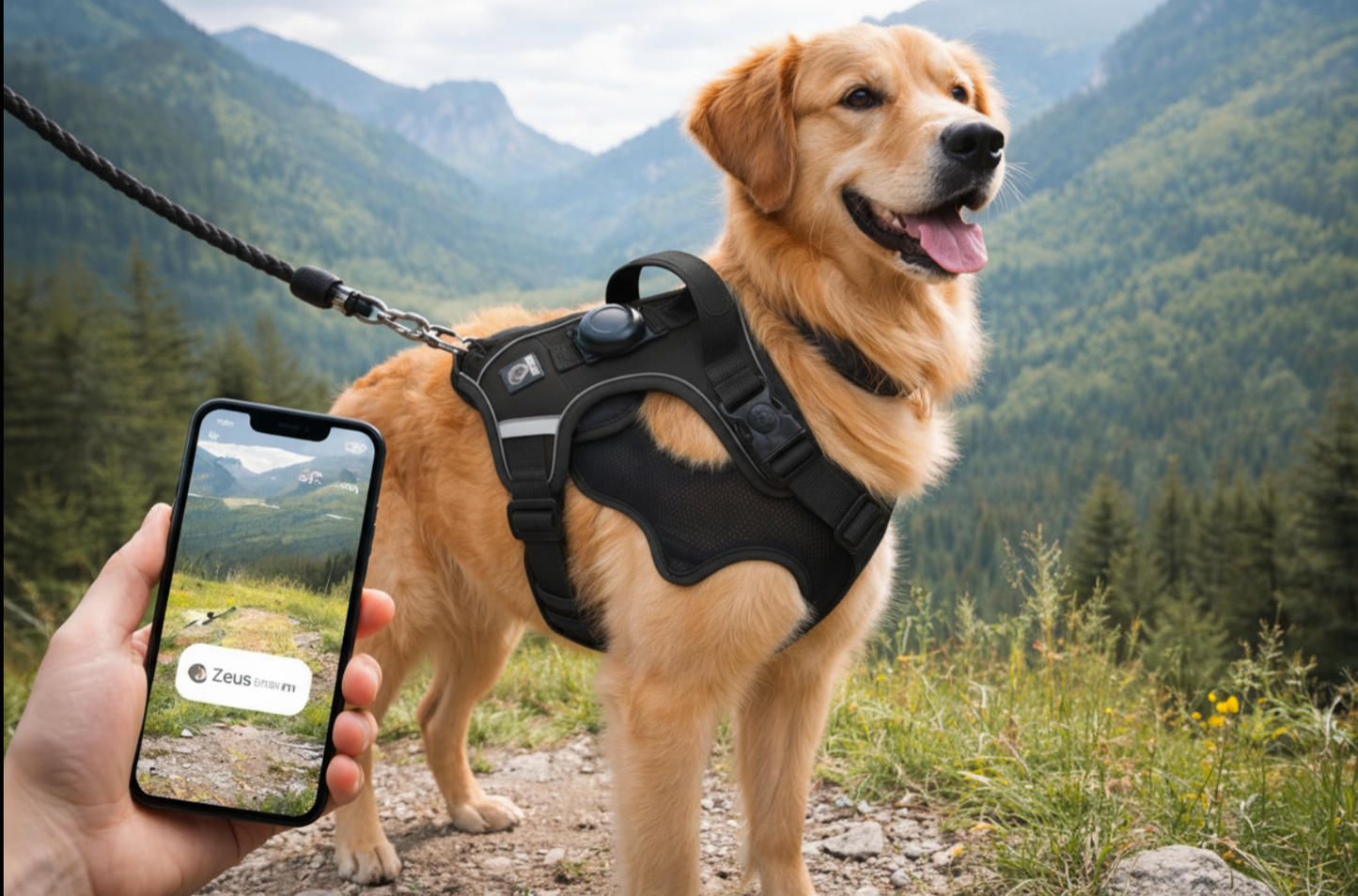 Harnais pour Chien avec GPS Intégré – FORTNIXX